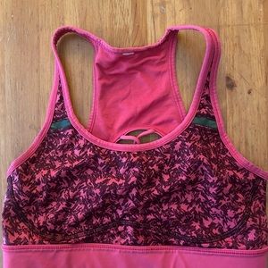 Lululemon bra - pink print